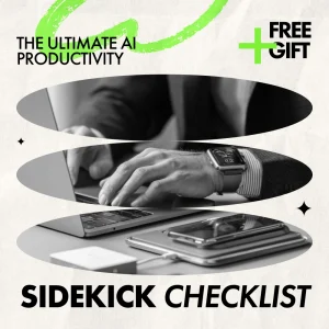 The Ultimate AI Productivity Sidekick Checklist – Smart Daily Workflow Planner, Digital Download for Finding the best ai assistant for productivity
