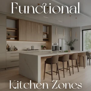 Designing Functional Kitchen Zones with Ease | How to Create Functional Kitchen Zones | Printable Home Organization & Kitchen Design Guide (Digital Download)