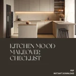 Kitchen Mood Makeover Checklist | Printable Home Decor Guide for Easy Ways to Change Kitchen Mood | Digital Download