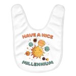 Cute Space Baby Bibs - Solar System Baby Feeding Bibs - Funny Bibs for Eating