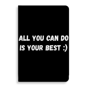 Motivational Journal - Best Quote Notebook - Cool Print Journal