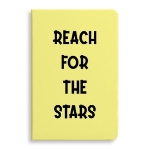 Reach for the Stars Journal - Motivational Quote Notebook - Cool Journal