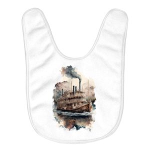 Ship Design Baby Bibs - Cool Baby Feeding Bibs - Printed Bibs for Eating