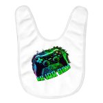 Gamer Baby Bibs - Cool Art Baby Feeding Bibs - Graphic Bibs for Eating