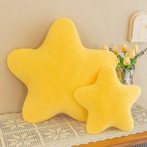 Cozy Star-Shaped Plush Pillow
