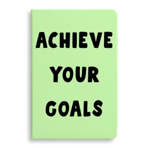 Achieve Your Goals Journal - Trendy Design Notebook - Best Print Journal