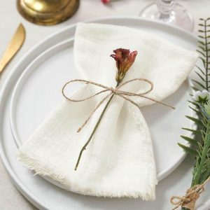 Handmade Vintage Rustic Cotton Gauze Napkins