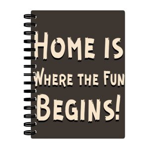 Cool Saying Spiral Notebook - Quotes Notebook - Graphic Notebook