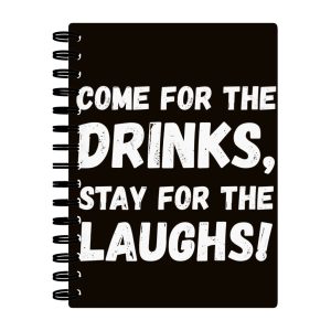Funny Quote Spiral Notebook - Funny Saying Notebook - Cool Design Notebook