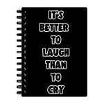 Cool Print Spiral Notebook - Inspirational Notebook - Cool Graphic Notebook