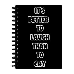 Cool Print Spiral Notebook - Inspirational Notebook - Cool Graphic Notebook