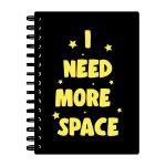 Trendy Print Spiral Notebook - Trendy Notebook - Themed Notebook