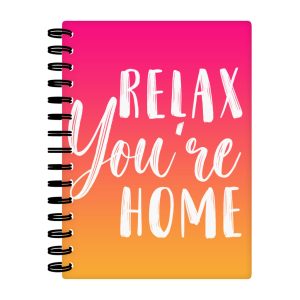 Relax Spiral Notebook - Best Design Notebook - Printed Notebook