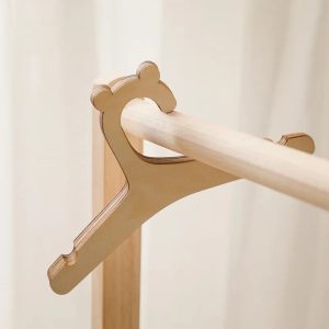 Wooden Baby Clothes Hangers: Creative Room Decor & Children’s Organizer