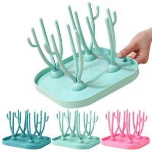 Multi-Stage Baby Bottle Dryer and Storage Rack - Space-Saving, Hygienic Drying Solution