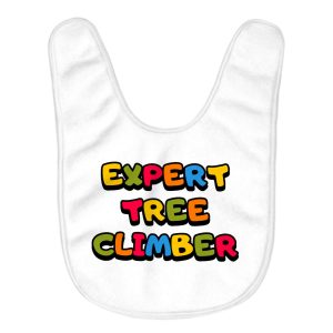 Tree Climber Baby Bibs - Cute Baby Feeding Bibs - Colorful Bibs for Eating