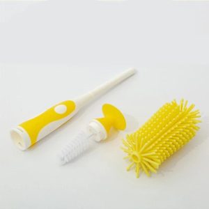 360° Silicone Baby Bottle & Pacifier Cleaning Brush