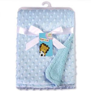 Cozy Cotton Fleece Baby Blanket & Swaddle for All Seasons