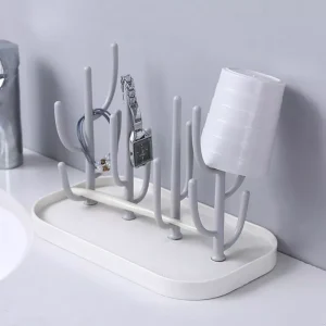 Multi-Level Baby Bottle Drying and Storage Rack