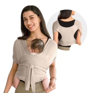 Adjustable Newborn to Toddler Baby Sling Wrap