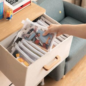 Waterproof Nylon Mesh Zipper Pouches for Document & Puzzle Storage