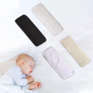 Eco-Friendly Bamboo Charcoal & Hemp Cloth Diaper Inserts - Reusable & Washable