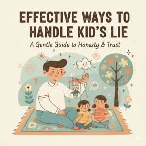 Effective Ways to Handle Kid’s Lie | Parenting eBook, Digital Guide, Checklist for Teaching Honesty, Gentle Parenting PDF Download