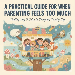 A Practical Guide for When Parenting Feels Too Much | Digital Parenting Guide | What to Do When Overwhelmed with Parenting