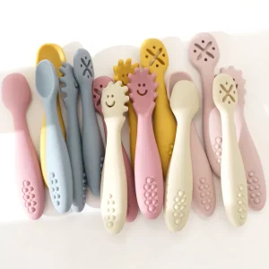 Silicone Baby Learning Spoon Set (3PCS)