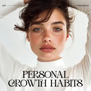 AI-Powered Personal Growth Habit Checklist | Digital Download | Personal Growth Habits AI Tracking | Self-Improvement Planner