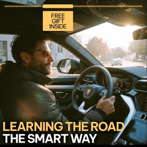 Learning the Road the Smart Way – New Driver Safety Guide, Smart Driving Awareness eBook, Beginner Driver Checklist, Confidence & Speed Control Digital Download
