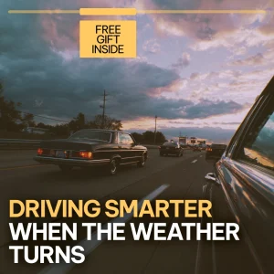 Driving Smarter When the Weather Turns | AI Alerts for Weather-Related Driving eBook | Smart Driving Safety Guide for Modern Drivers